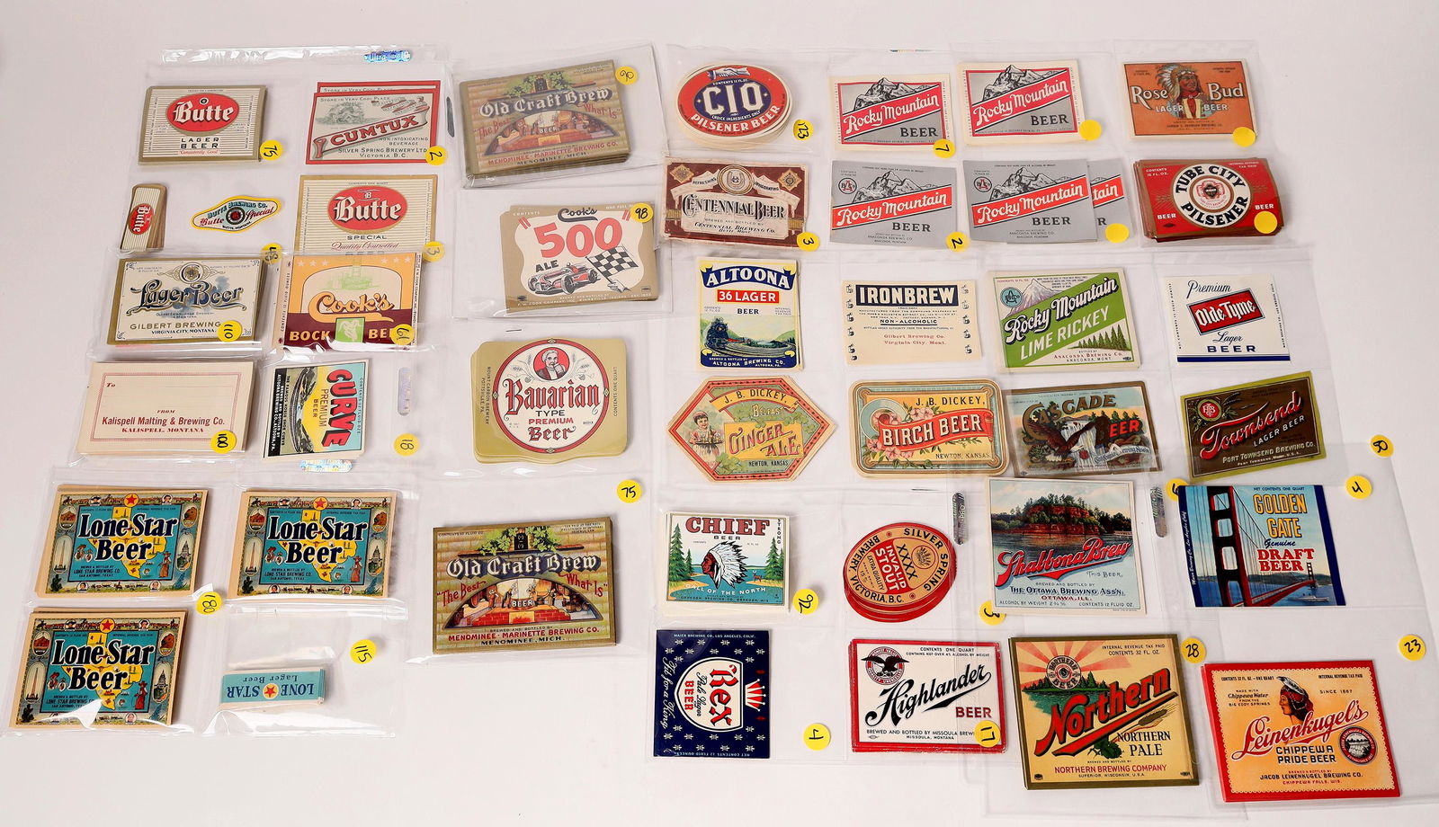 US Vintage Beer Label Inventory [166474] (1 of 1)