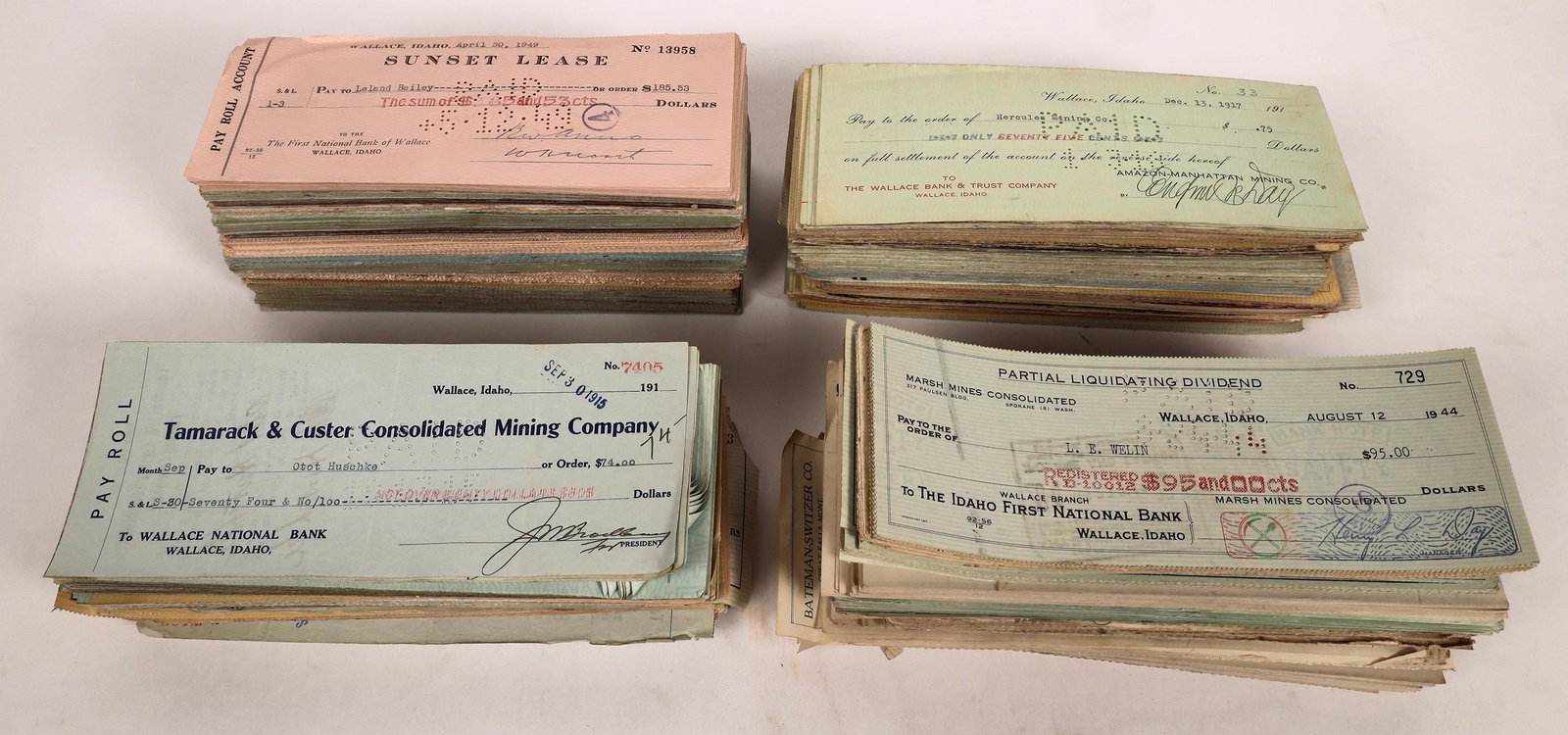 Idaho Mining Check Collection [166686] (1 of 1)