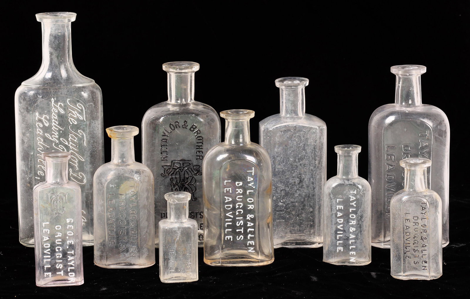 Taylor Medicine Bottles, 10 Different [164993] (1 of 3)