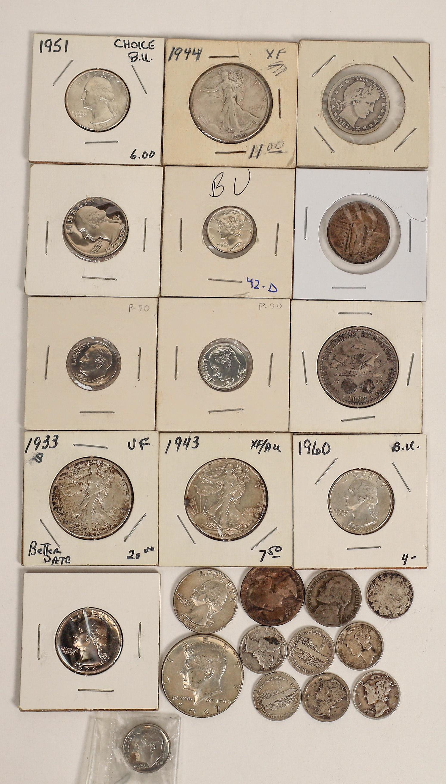 U. S. Silver Coins [166862] (1 of 2)