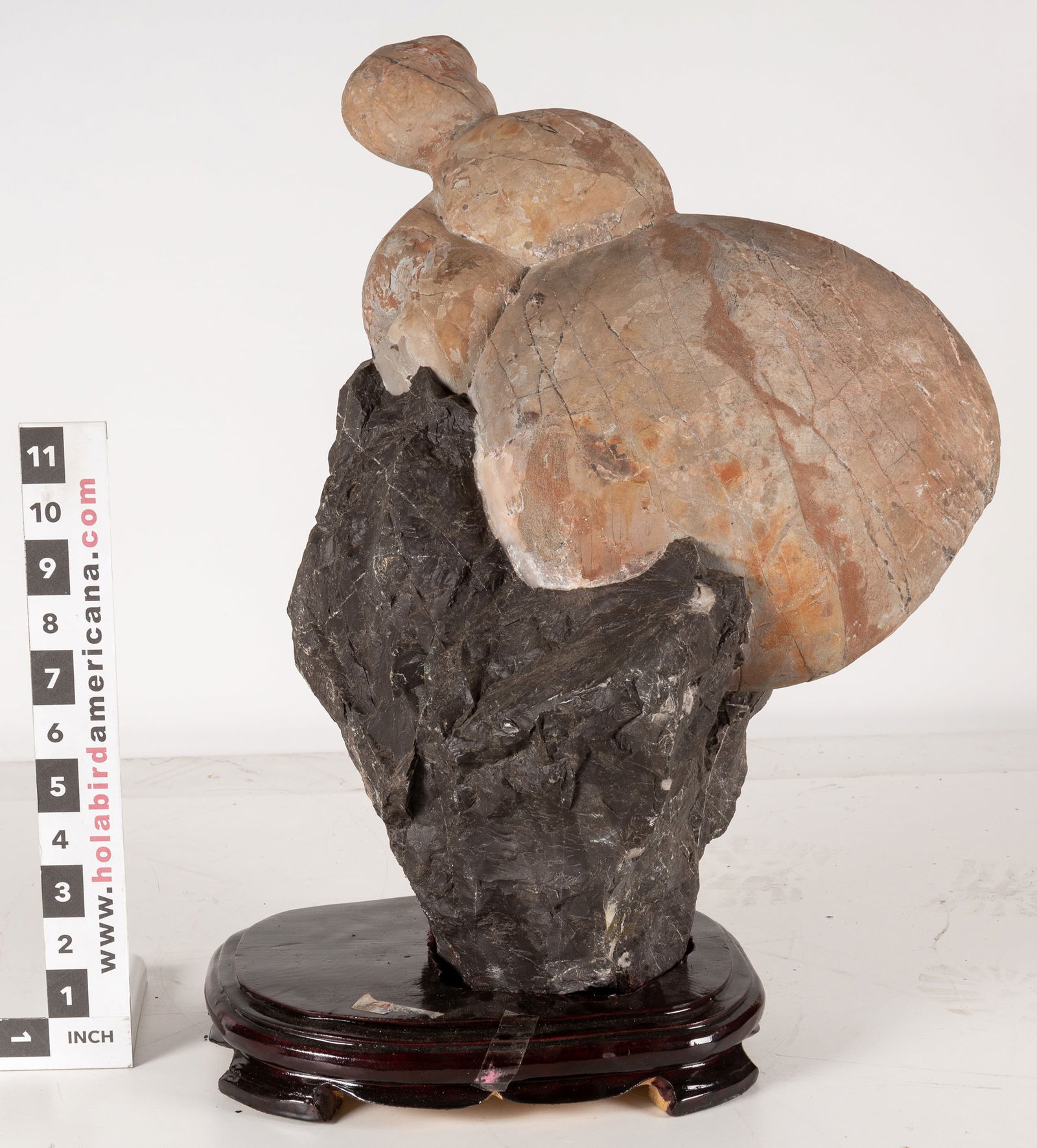 Natural Art: Chinese Viewing Yadan Stone   [149032] (1 of 2)