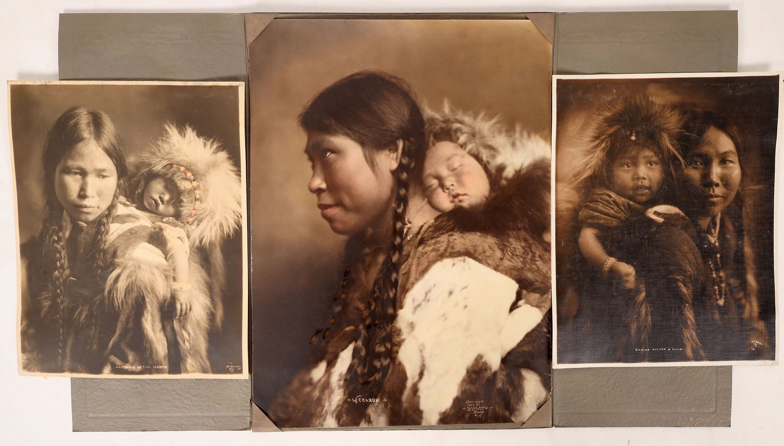 Eskimo Mother & Child Loman Bros Photographs (3)  c1890  [171396] (1 of 3)