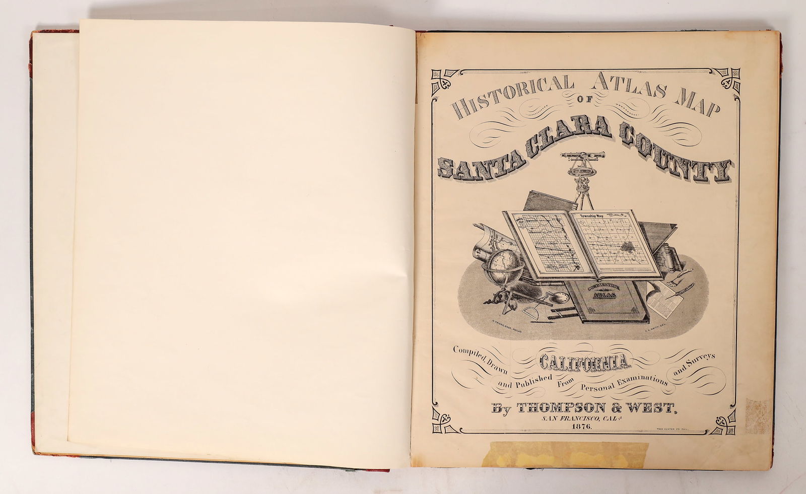 Historical Atlas of Santa Clara Co., 1876, Very Rare  1876  [172888] (1 of 4)