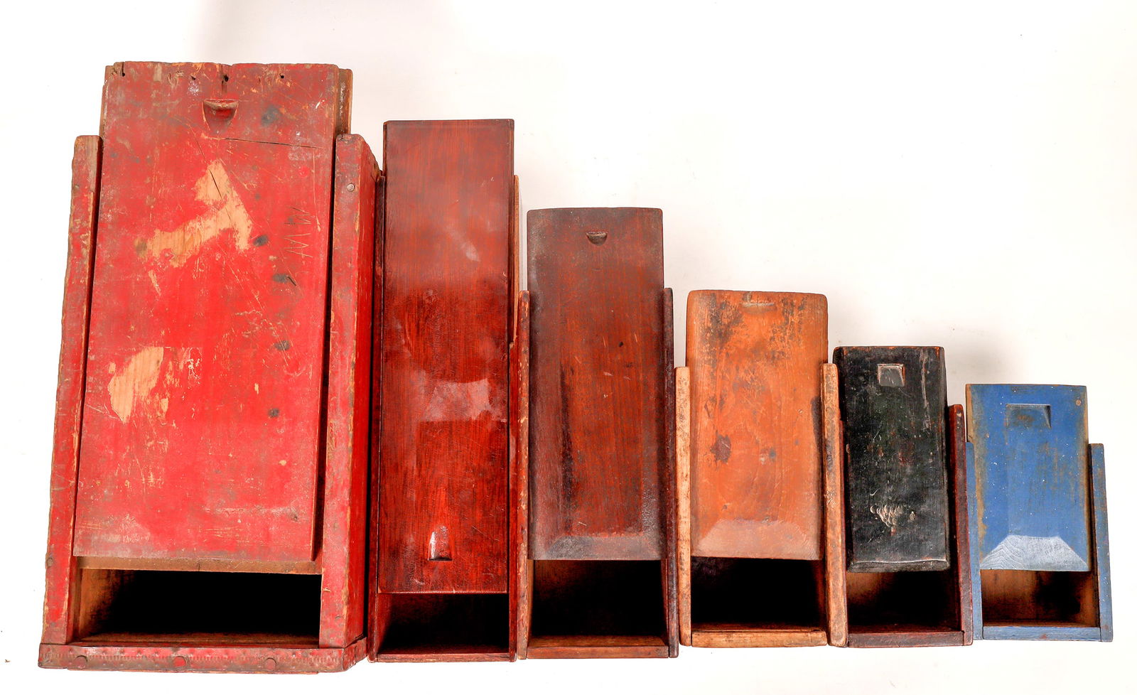 Wooden Boxes with Sliding Lids    [172674] (1 of 2)