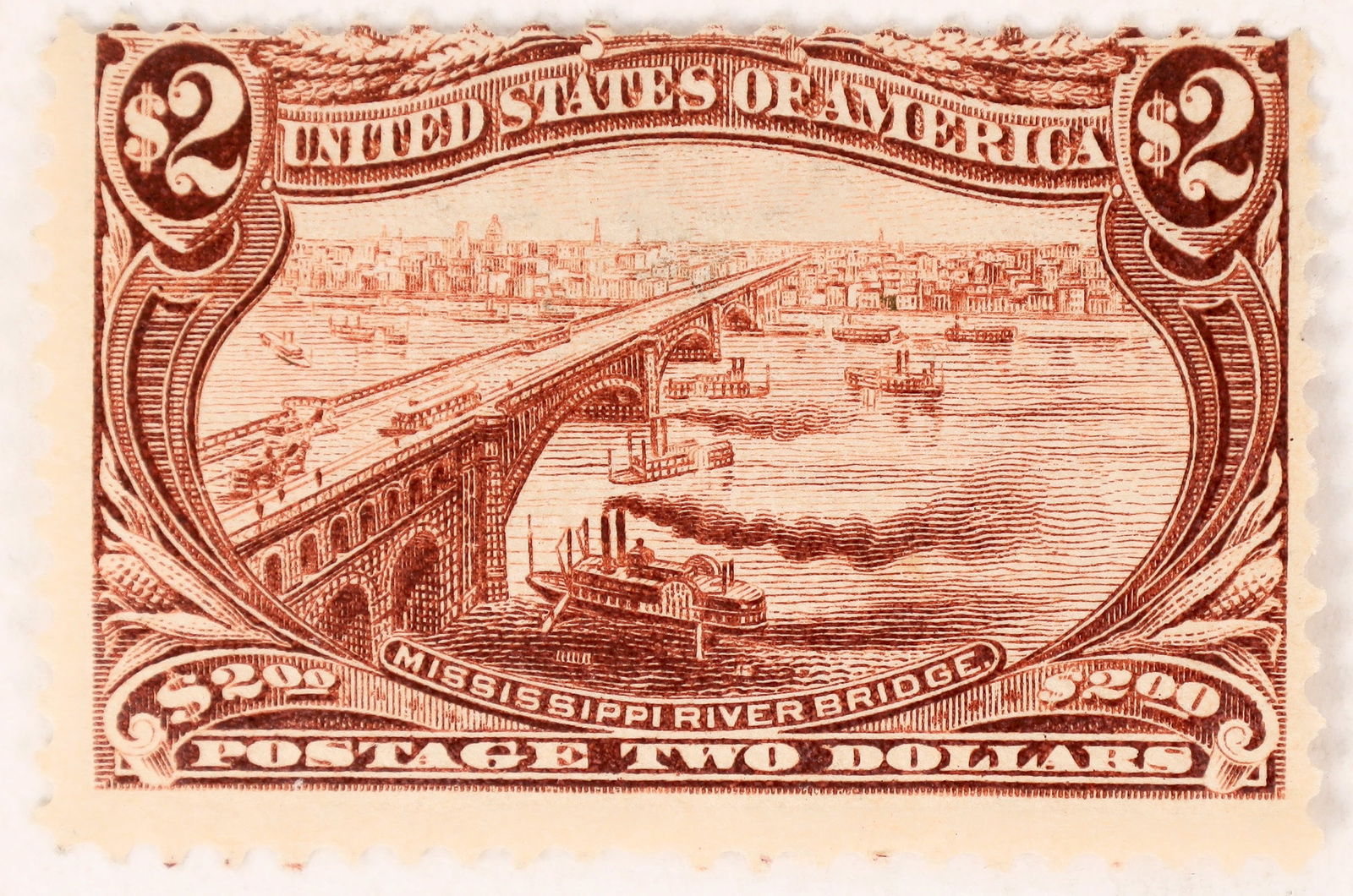 U.S. Stamp: $2 Orange Trans-Mississippi Scott #293    [171373] (1 of 1)