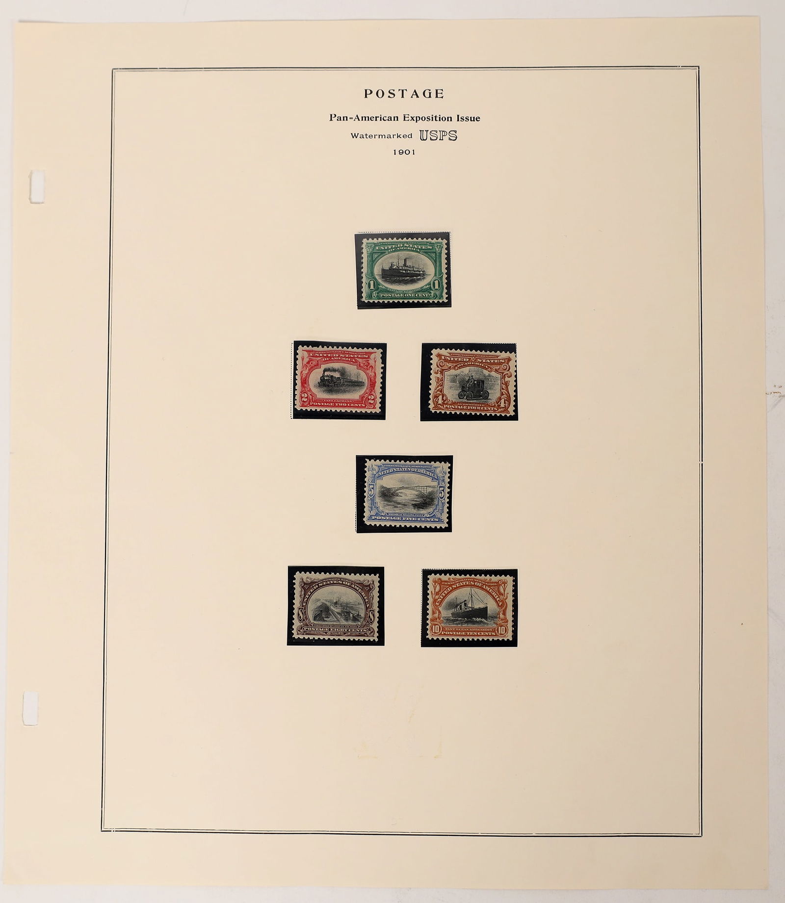 U.S. Stamps: Pan American Expo Stamp Set  1901  [171474] (1 of 1)