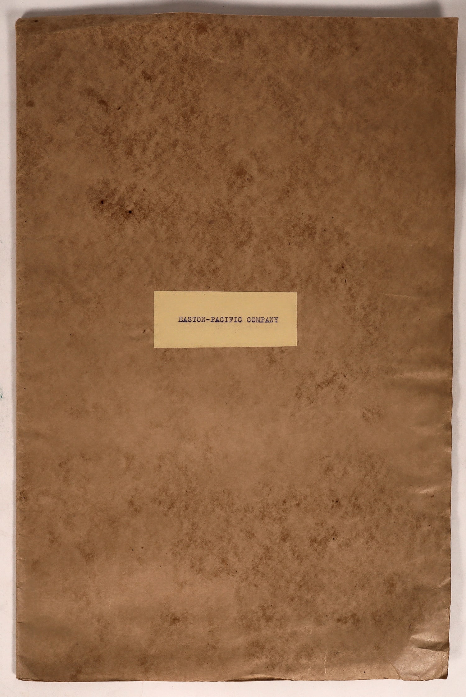 Easton Pacific Mining Doctor Contract and Ledgers [174552]: 3 undated ledger pages from Easton Pacific Mining and unsigned contract for a doctor to provide medical services for miners. "The Easton-Pacific Mine is located in close proximity to Virginia City, Mo