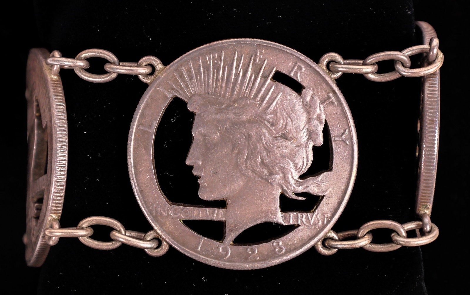 Silver Dollar Bracelet   [174581] (1 of 4)