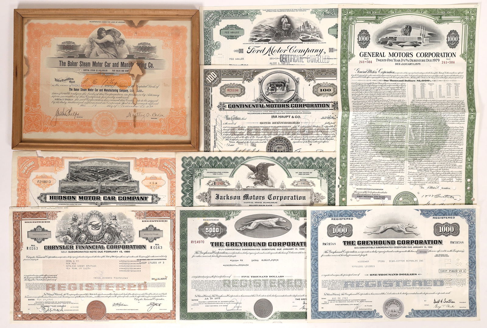 US Automotive Stocks and Bonds, 8   [174774] (1 of 1)