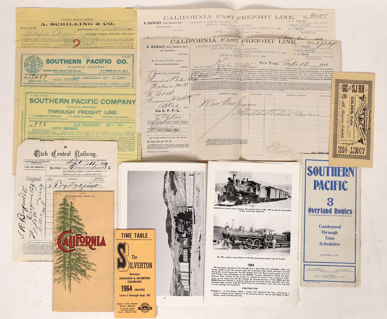 Western Railroads/Montana Ephemera, 20  [174456] (1 of 2)