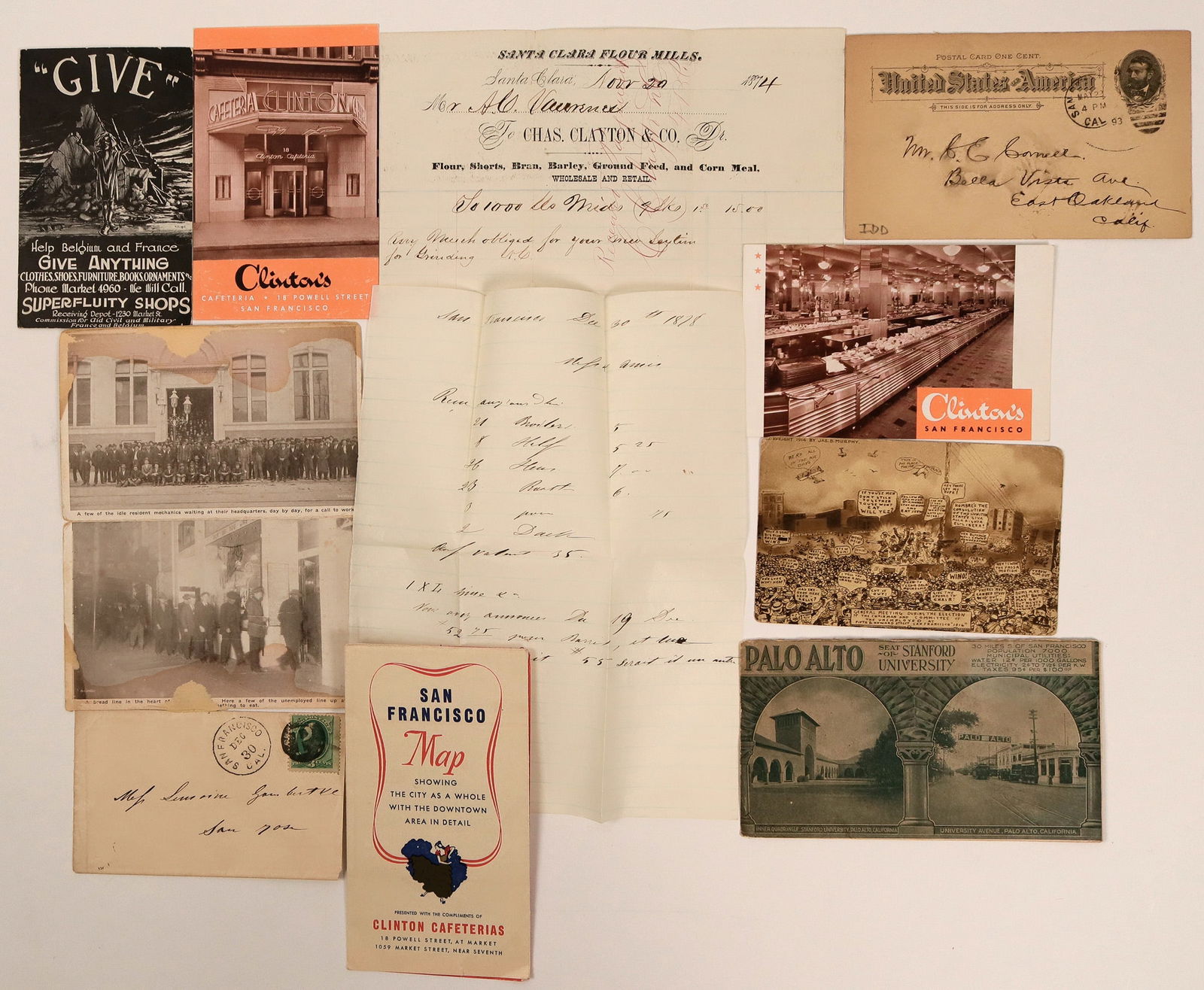 California Bay Area Postal History Ephemera  [153172] (1 of 1)