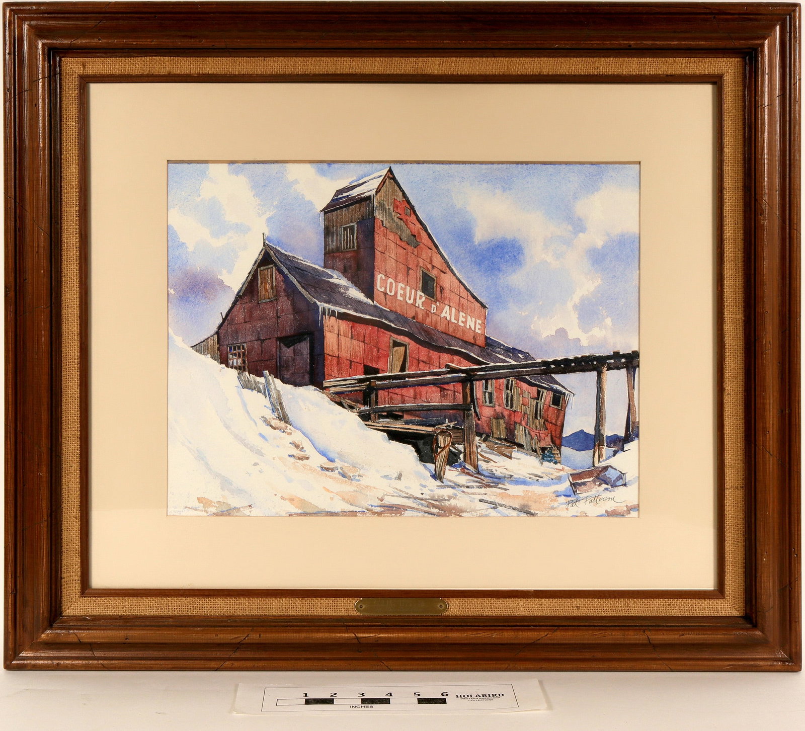 Coeur d' Alene Mine - Watercolor by Pat Patterson [125064] (1 of 2)