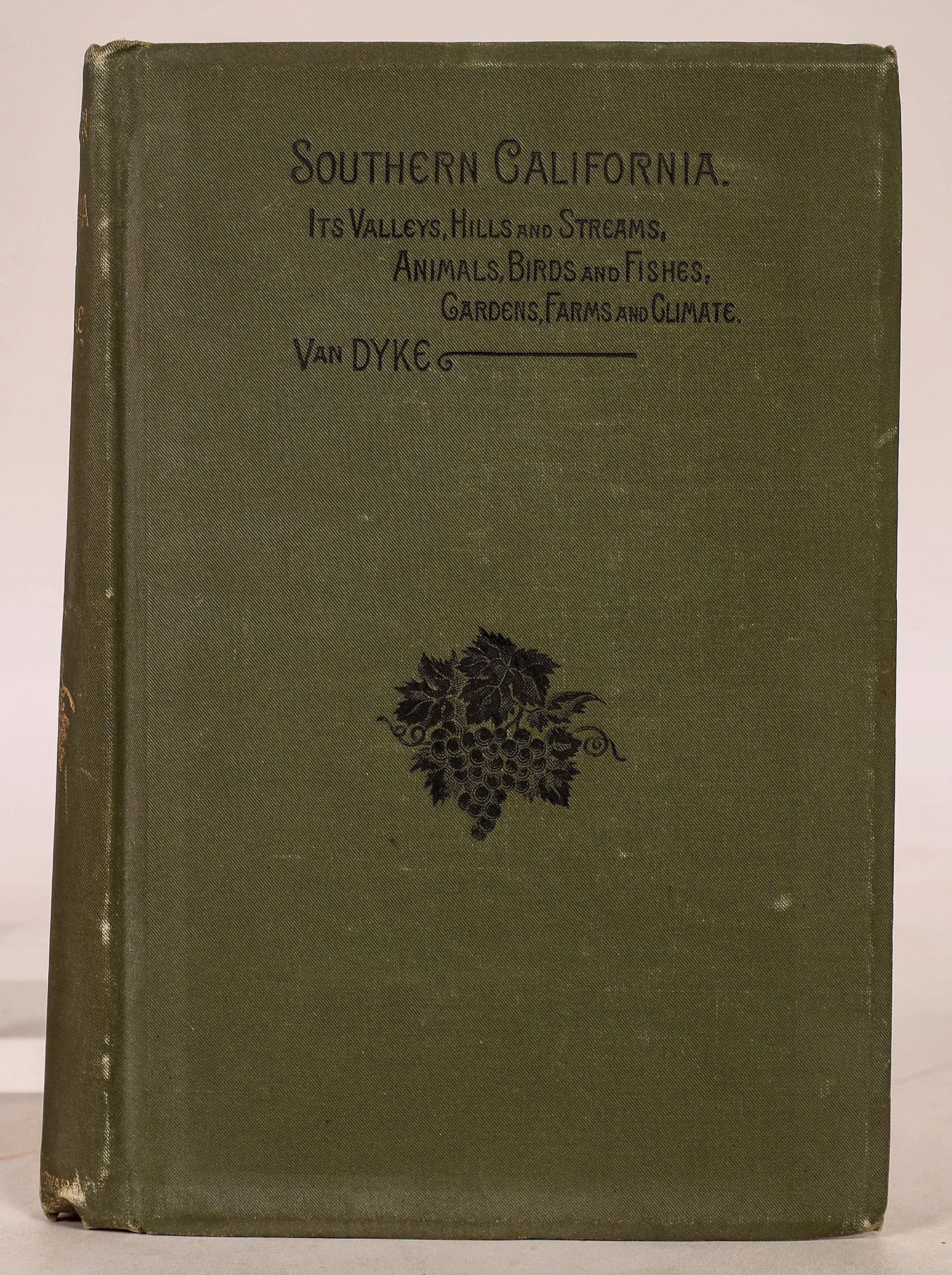 Southern California, Its Valleys, Hills etc by Van Dyke, Signed, 1886 [179330] (1 of 5)