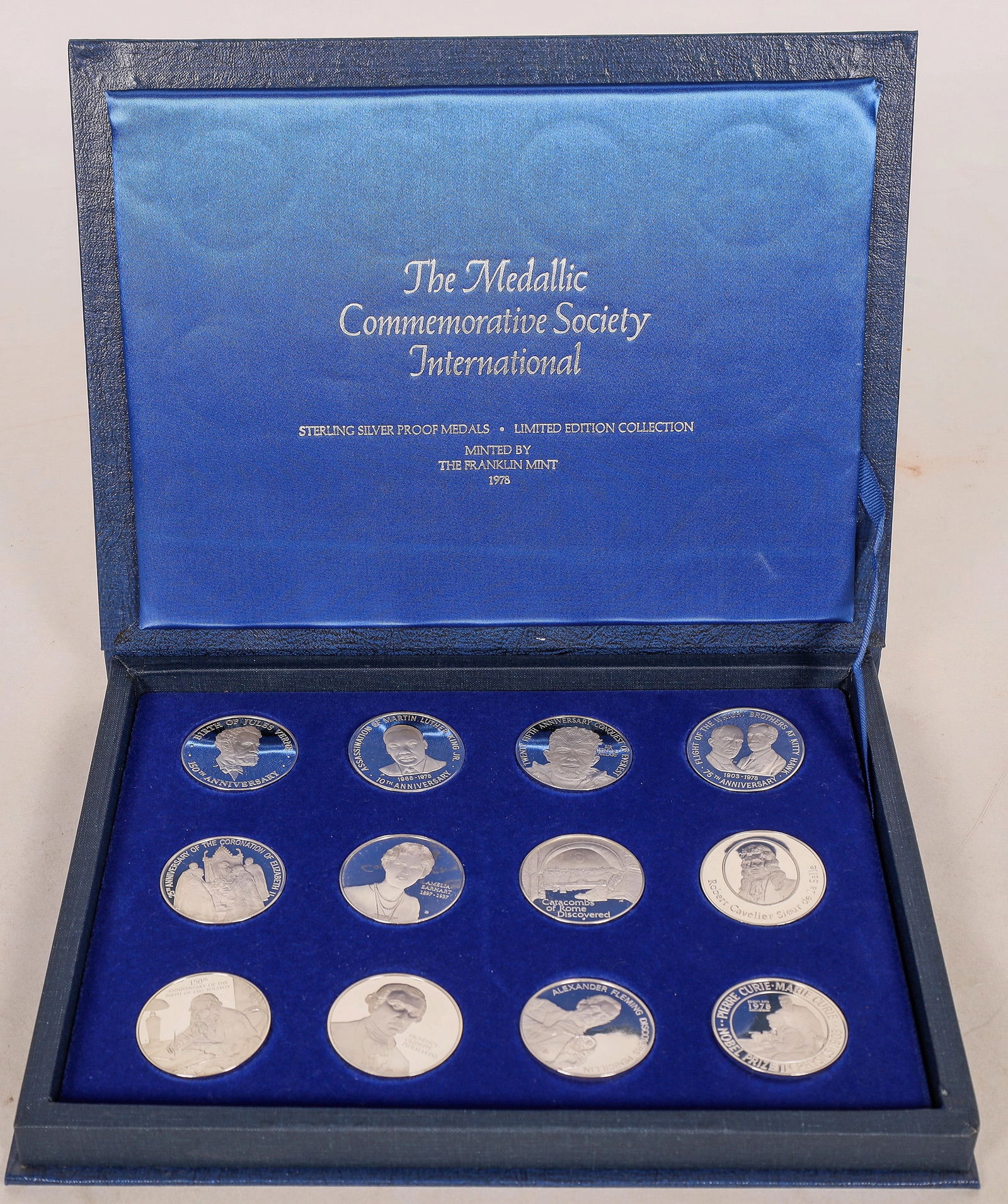 Medallic Commemorative Society Silver Medals (12) [179146] (1 of 2)
