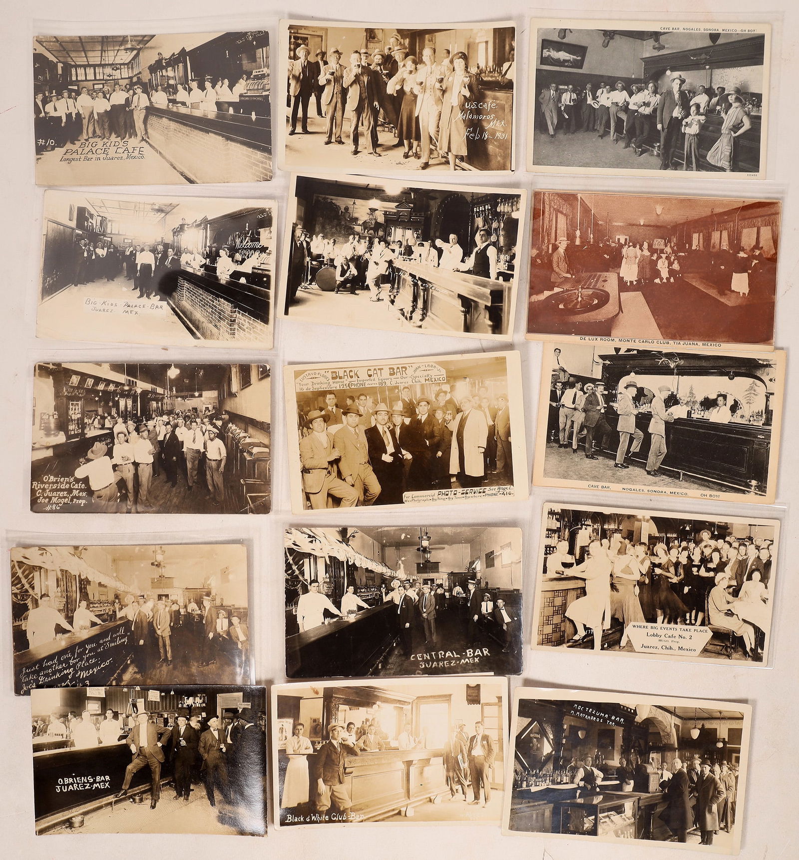 Mexican Saloon Real Photo Postcards [178651] (1 of 3)