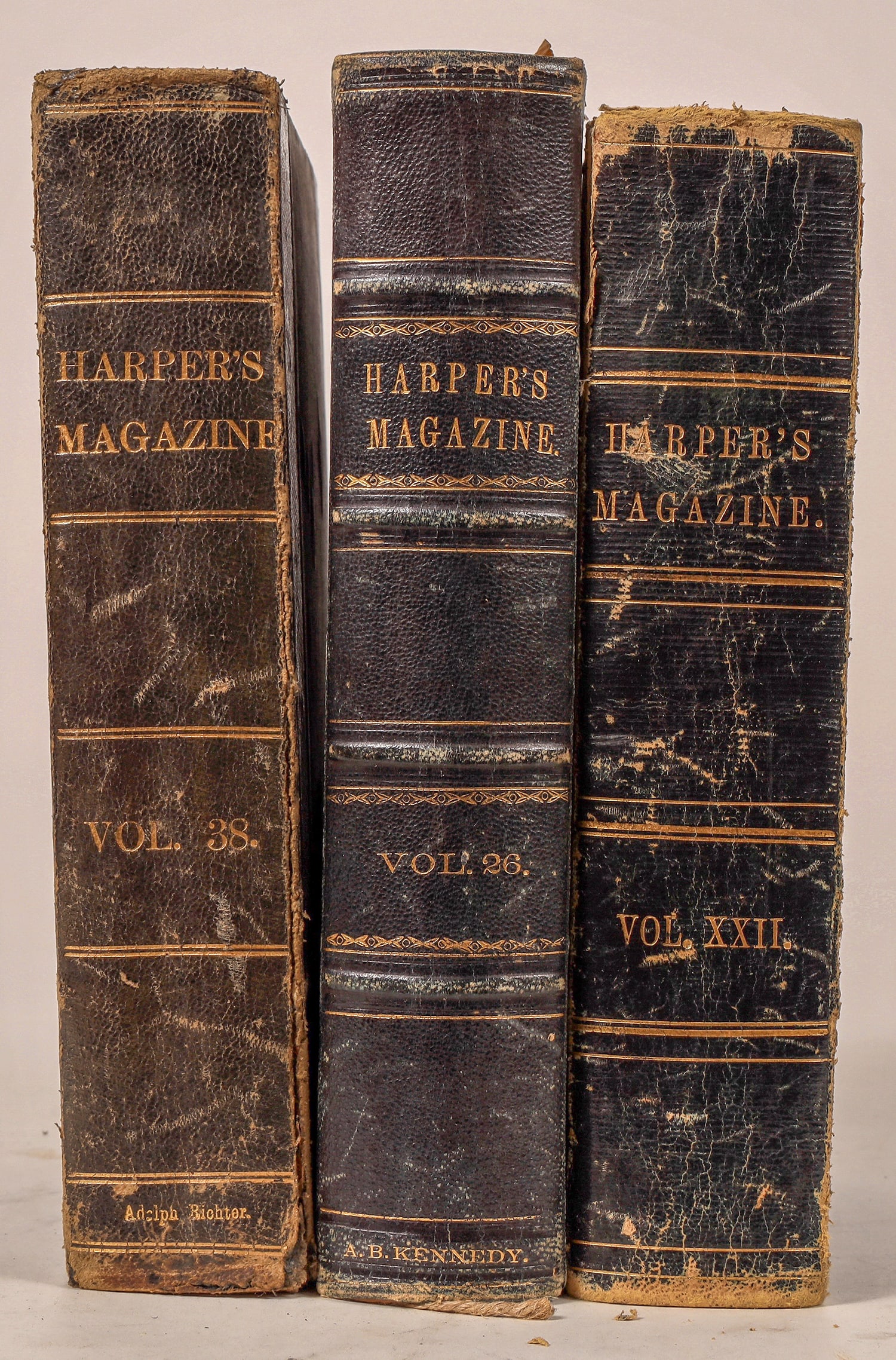 Harper's Magazine in Bindings, 1860, 1862, 1868  [179432] (1 of 9)