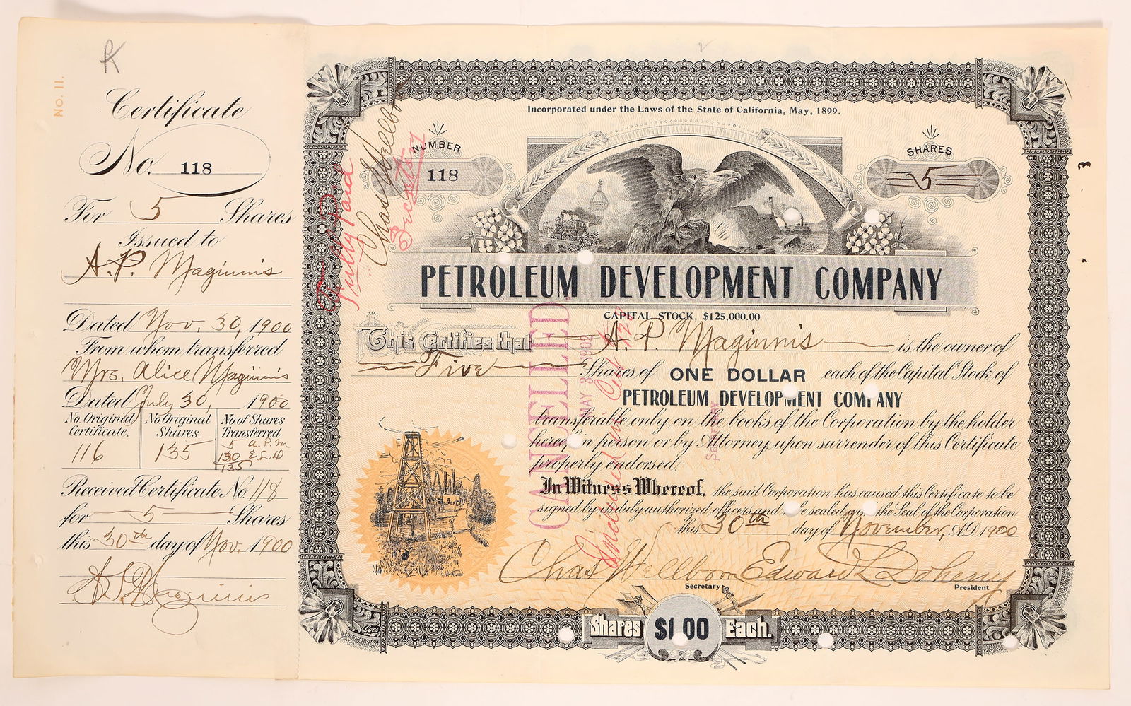 Petroleum Development Company Signed by Doheny  [182006] (1 of 1)