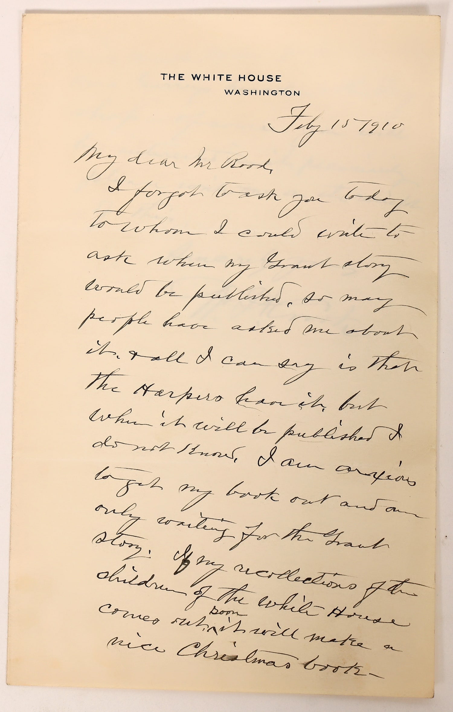 Lincoln: William D. Crook, Bodyguard Autograph [182506]: For the last few months of Lincoln's life, William D. Crook was a guard at the White House. Armed with a revolver and brass knuckles, he dressed in plain clothes and accompanied the President whenever