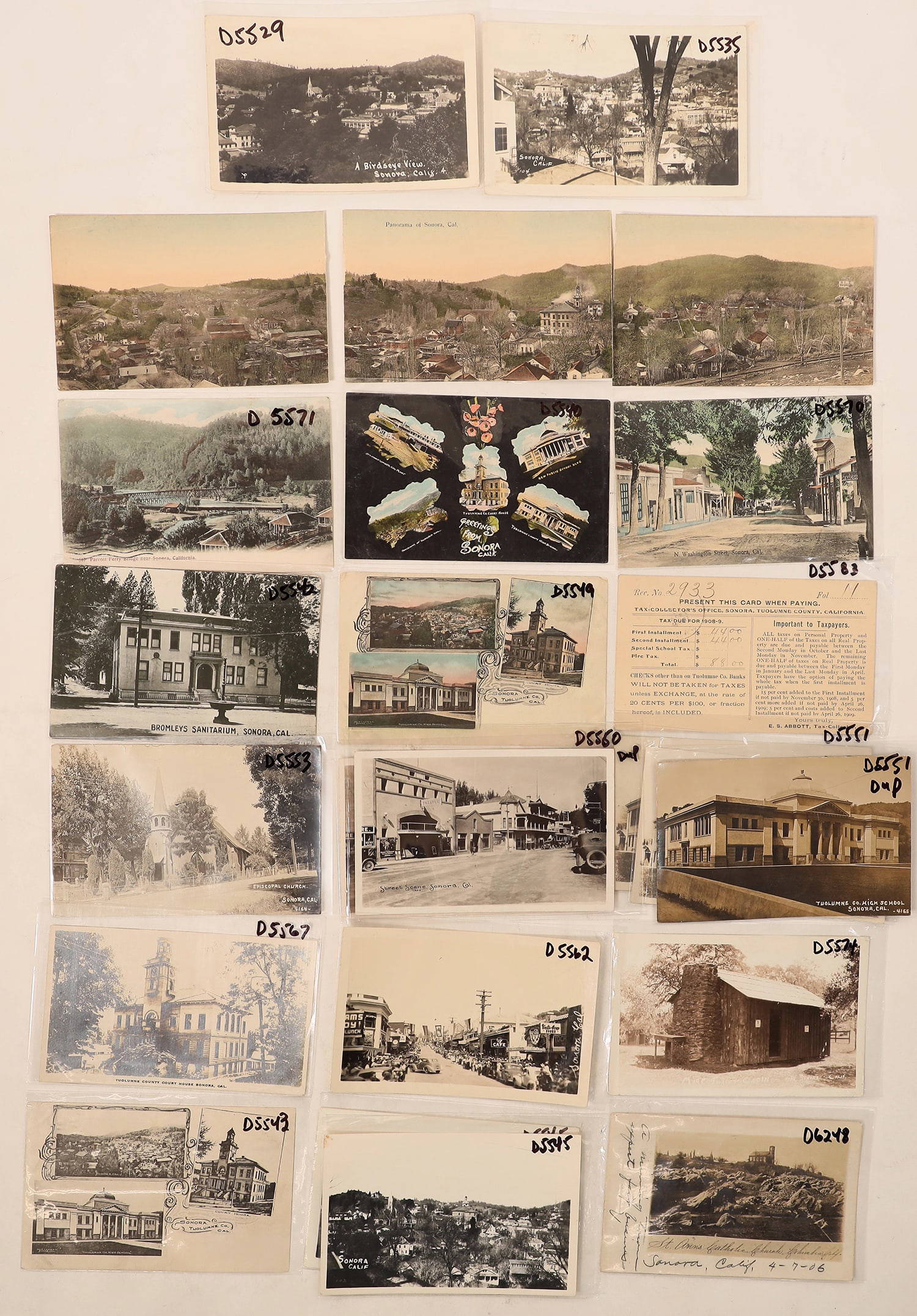 Sonora Postcards 190642 (22) [184258] Auction