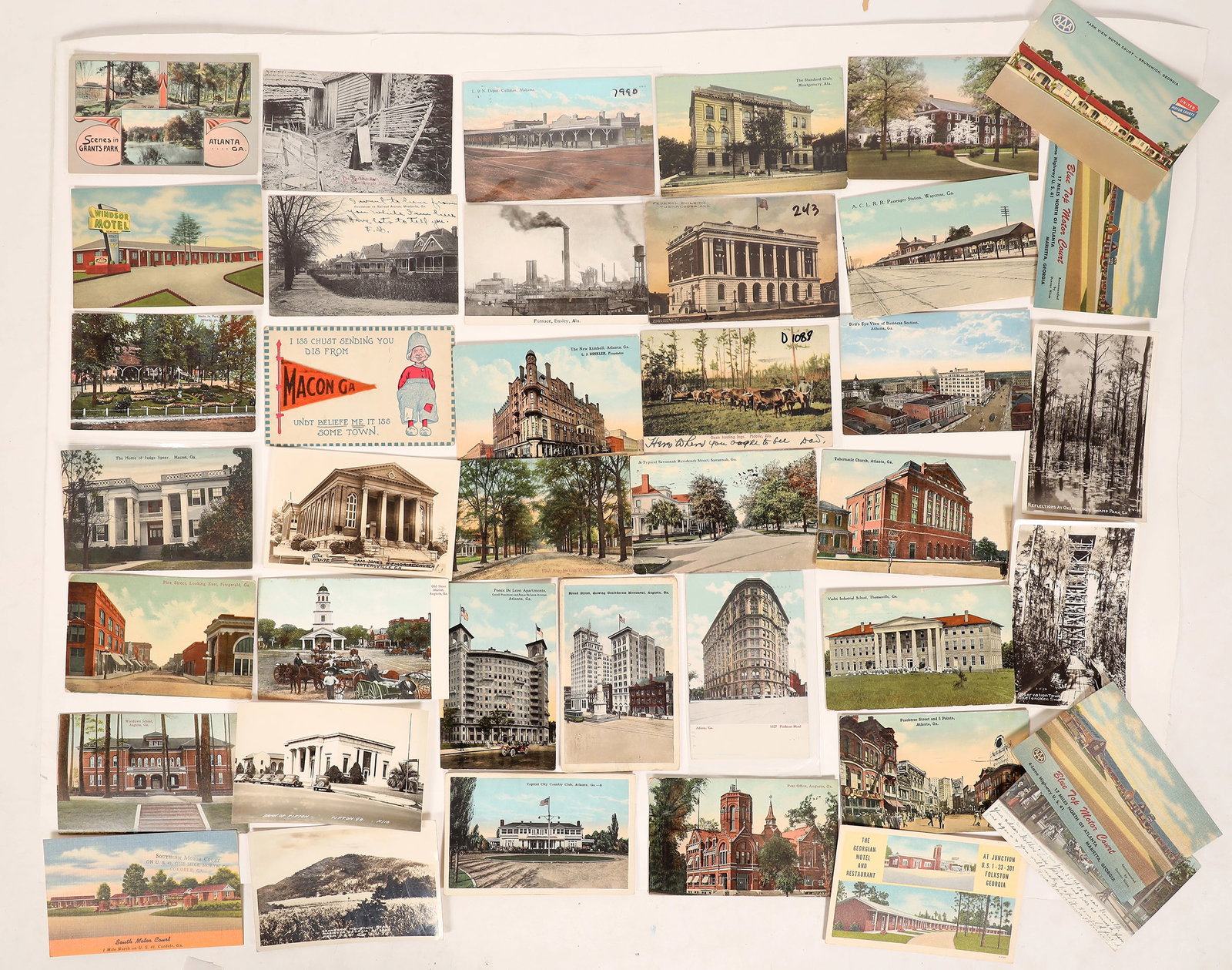 Georgia & Alabama Postcards, 40, c. 1906-37 [184355] (1 of 2)