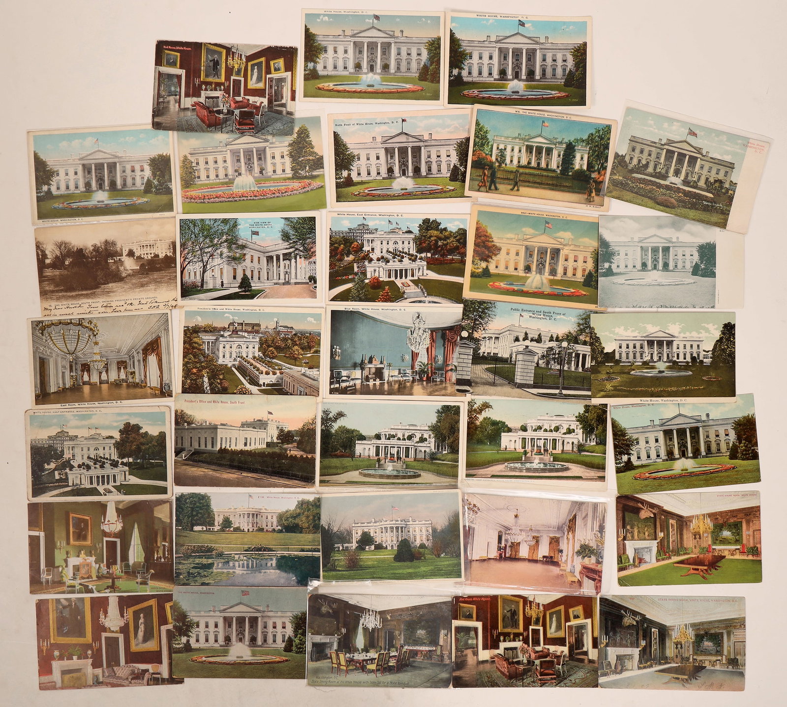 White House Wash., D.C. Postcards (33) [180175] (1 of 3)