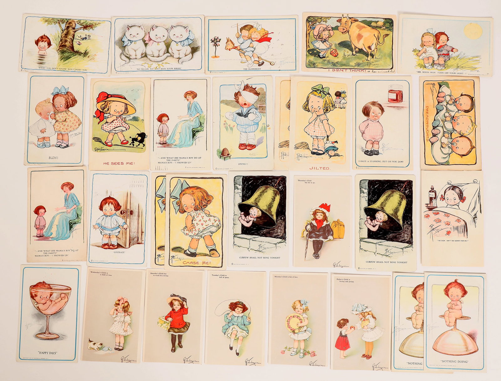 Artist Wiederseim Postcards 1909-13 (28) [185081] (1 of 4)