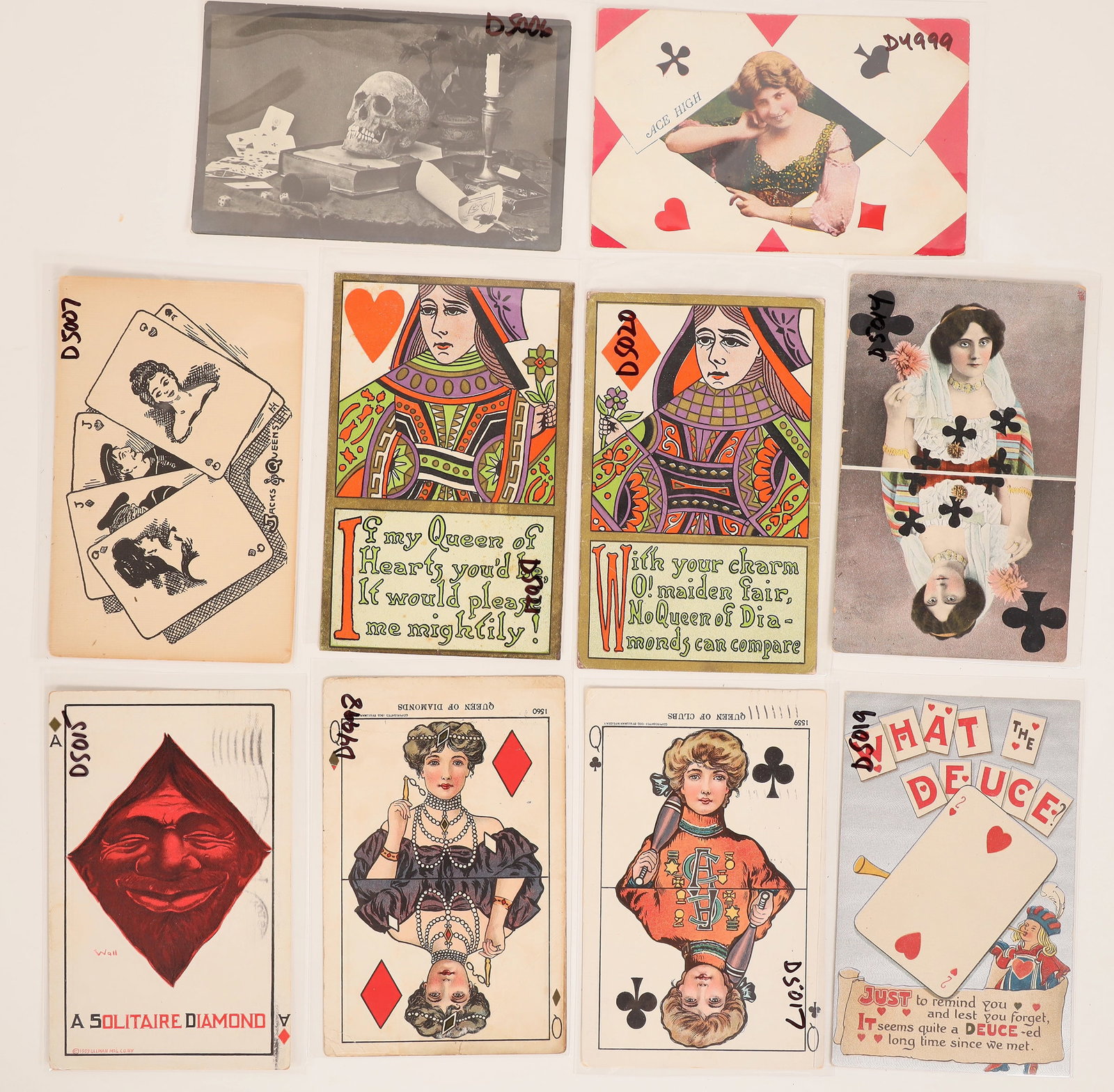 Gambling Postcards 1906-11 (10) [184925] (1 of 2)