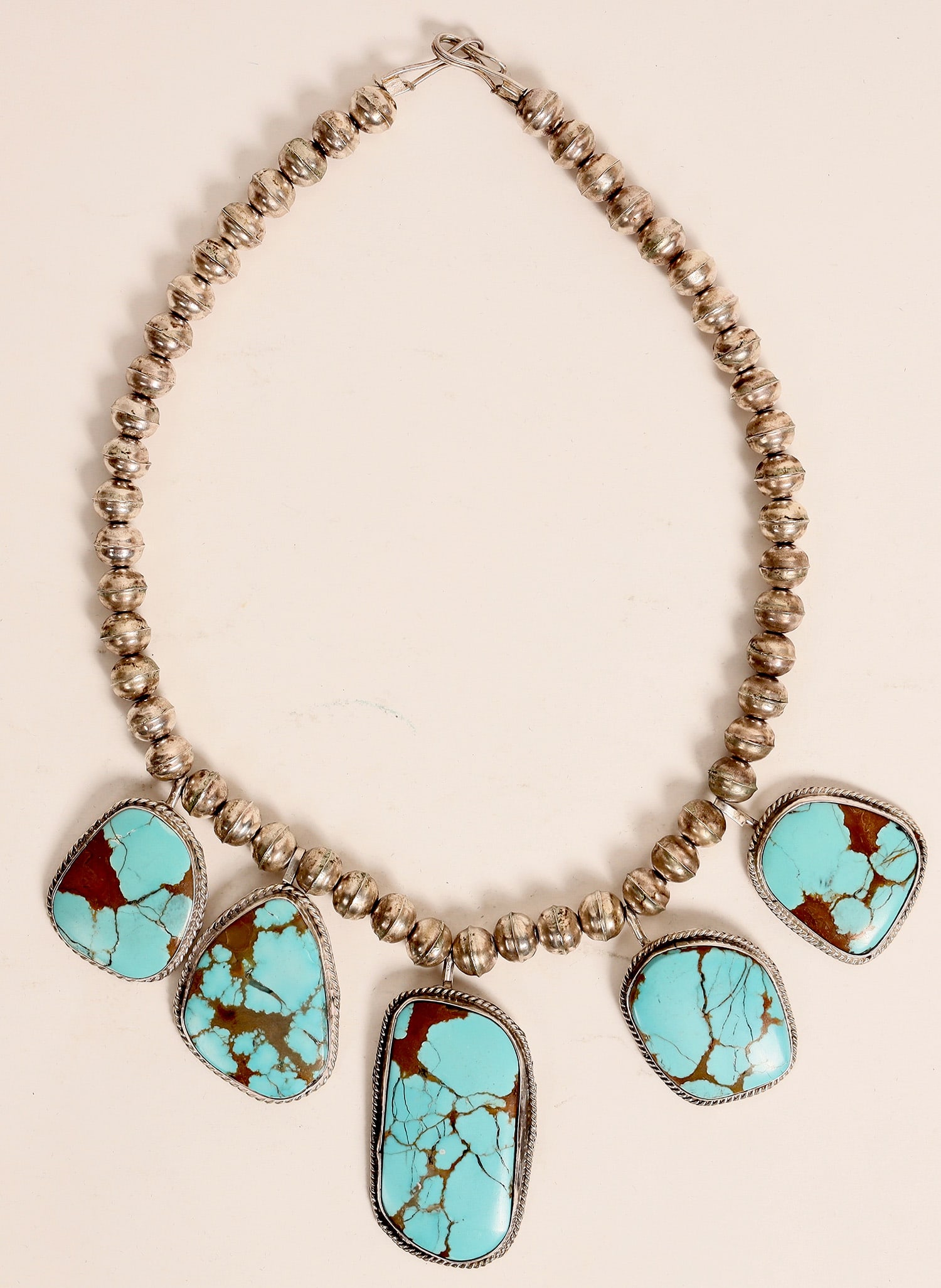 5-Stone Turquoise Necklace [185961] (1 of 6)