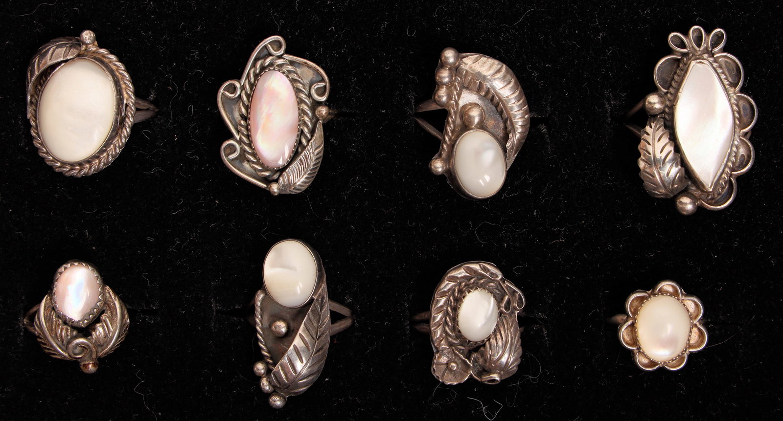 Mother of Pearl, Silver Navajo Jewelry (9) [186472] (1 of 4)