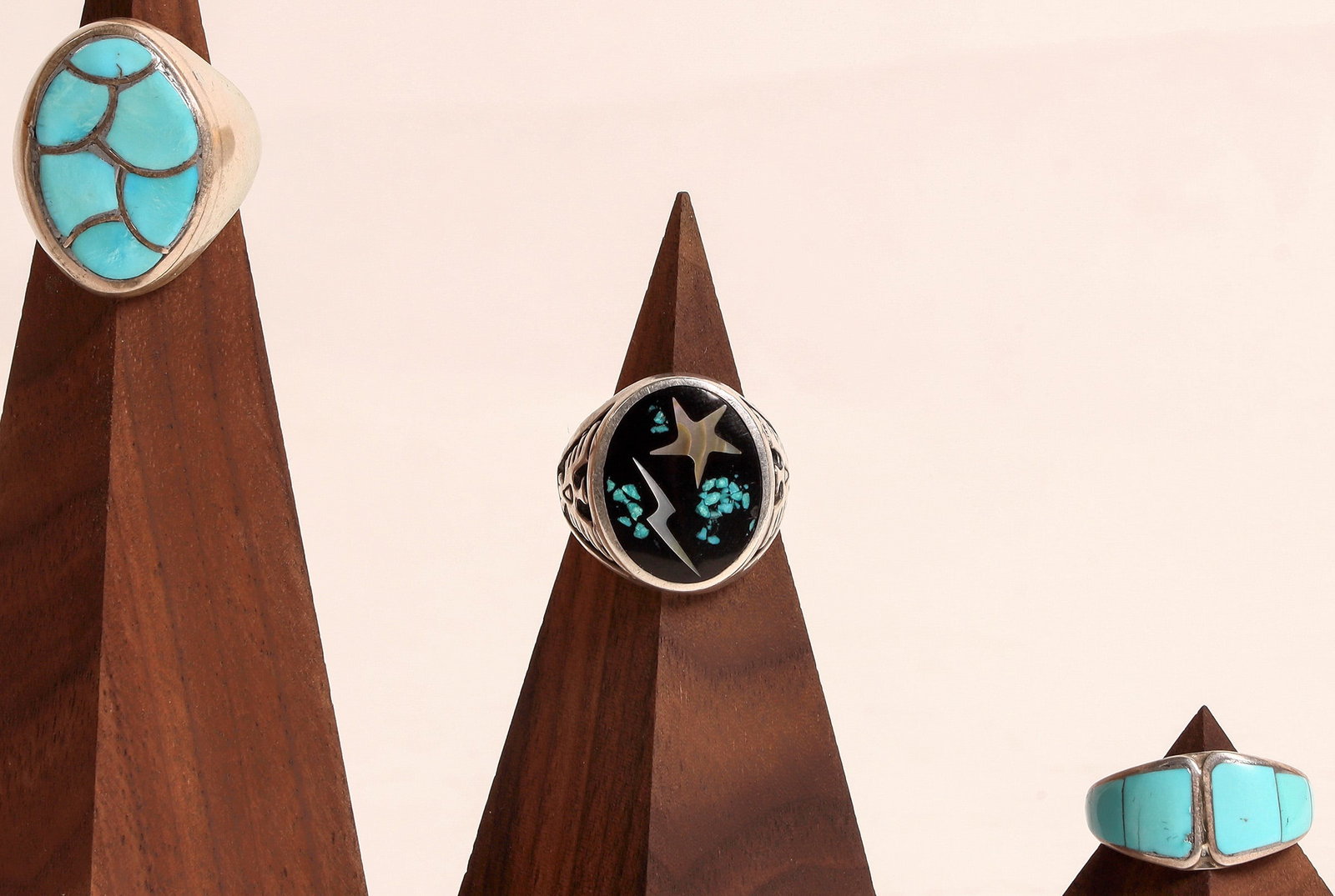 Zuni Inlay Ring by Zeno & Maryann Edaaki (3) [186149] (1 of 6)