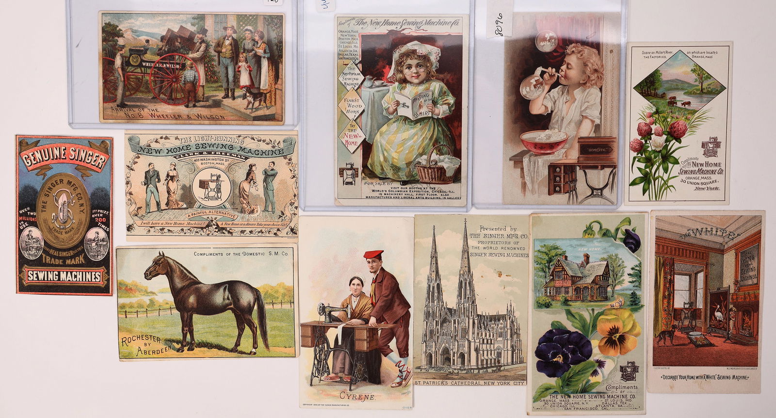 Sewing Machine Tradecards 11 [186878] (1 of 2)