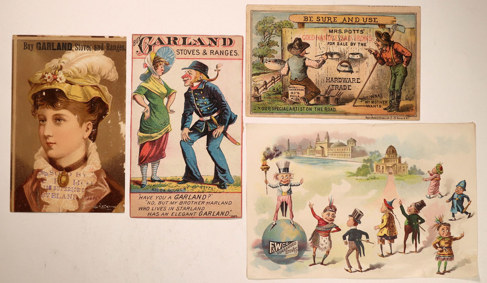 Stove & Range Trade Cards (4) [186563] (1 of 2)