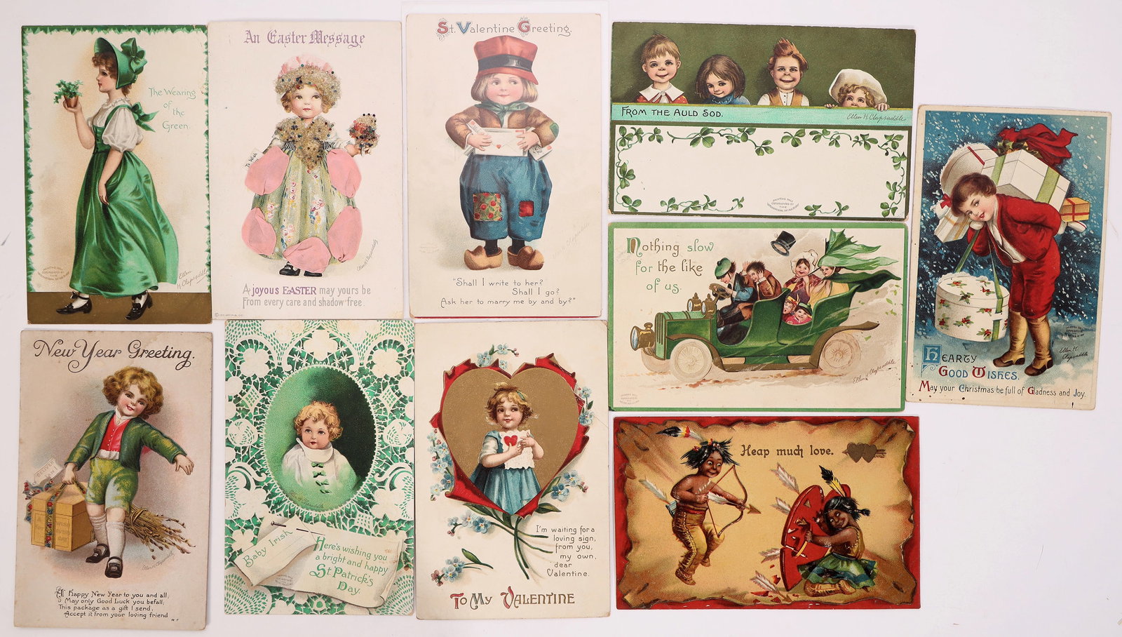 Postcards - Clapsaddle 1910 (9) [185459] (1 of 1)