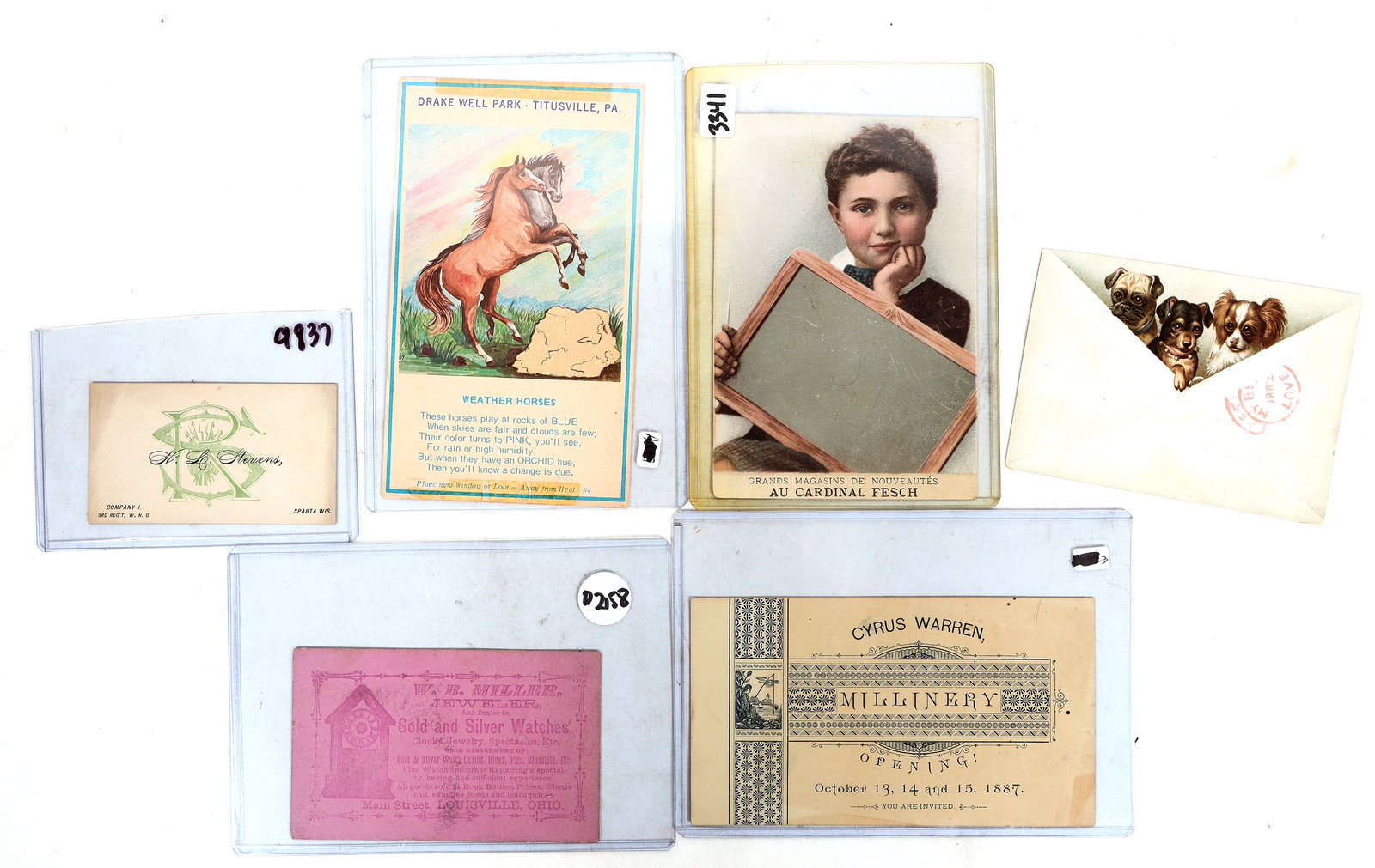 Business Card Group, 6 Vintage [189338] (1 of 7)