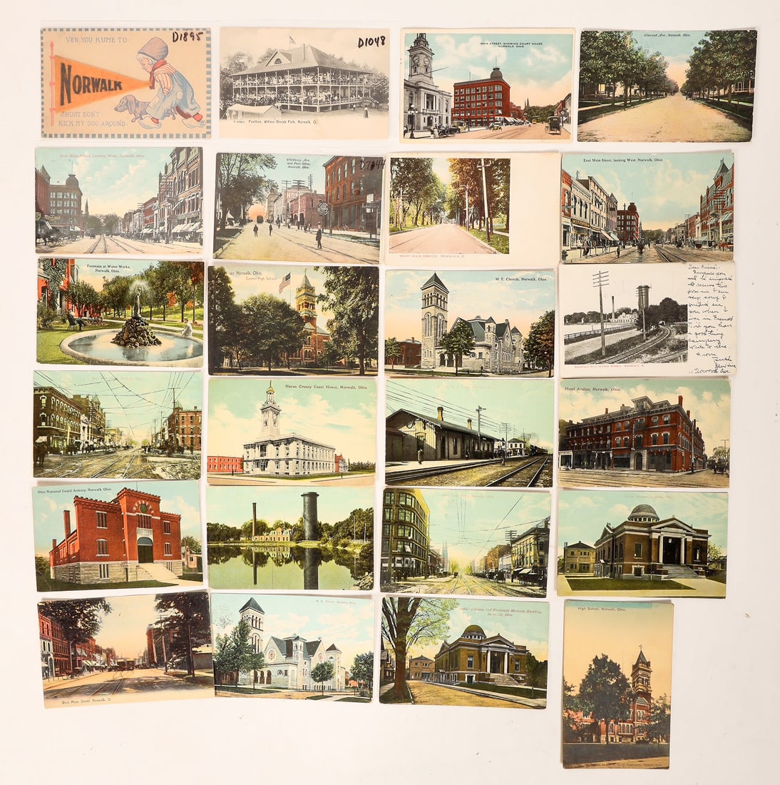 Huron Co.; Norwalk; Postcards 1908-25 (24) [187570] (1 of 3)