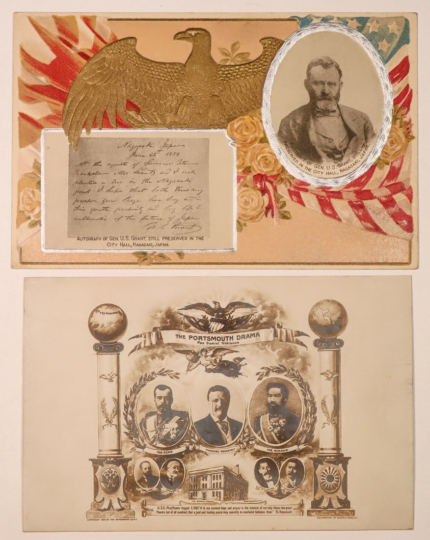 Japan Postcards U.S. Presidents (2) 1910 [185087] (1 of 2)