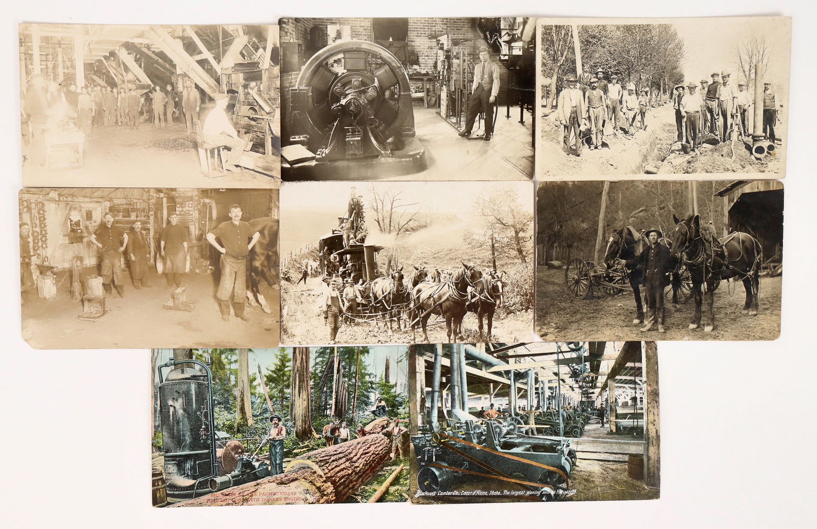 Postcards - Industry, c1900s-10s (8) [188921] (1 of 2)