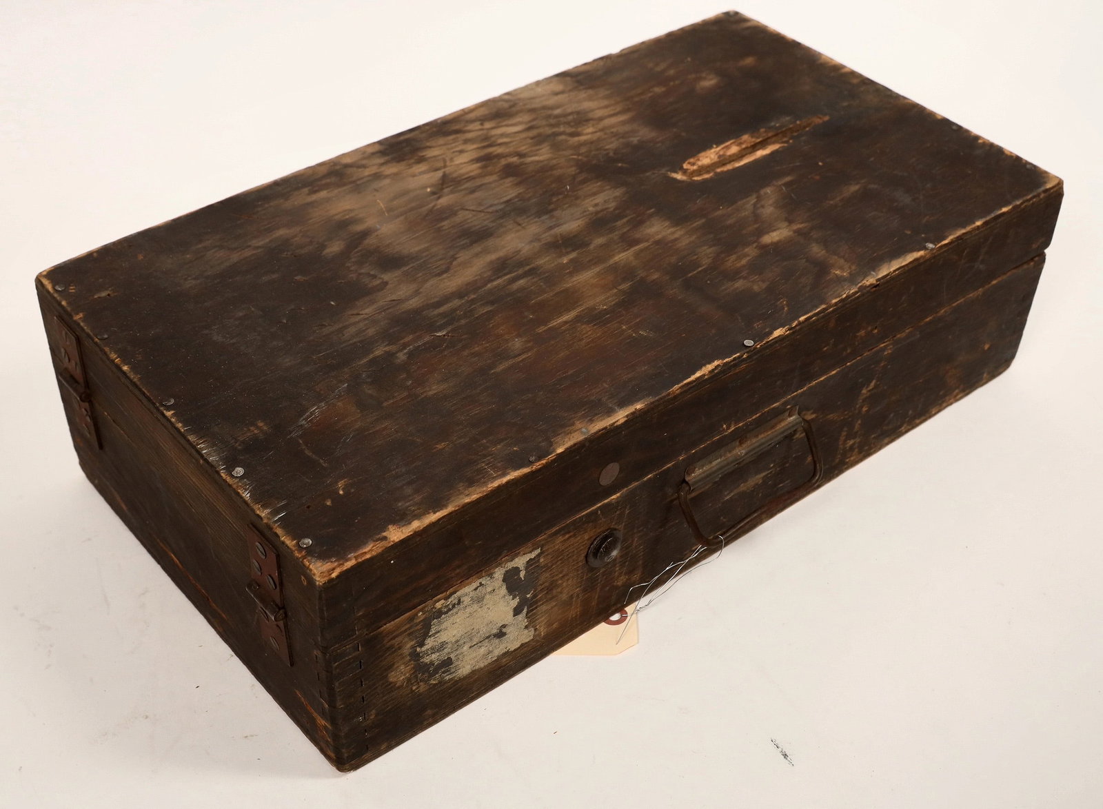 Early 1900's Ballot Box [187926]: Old ballot box from the early 1900's. According to the consigner, it was purchased in Carson City , Nevada from a dear little old lady whose home was a polling station during elections. It's made of w