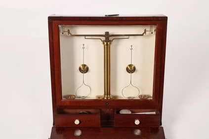 Wood Encased Balance Scale, 1800s [175396]