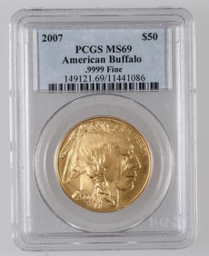 Gold Buffalo $50 Bullion Coin 2007 MS 69 [190058]