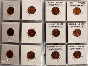 Gem Lincoln Cents: 1934-1951 (60) [188386]