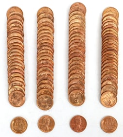 Lincoln Penny BU Rolls: 1940-S (2) [188601]