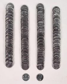 Zinc-Coated Steel Lincoln Set BU Rolls (3) [188387]