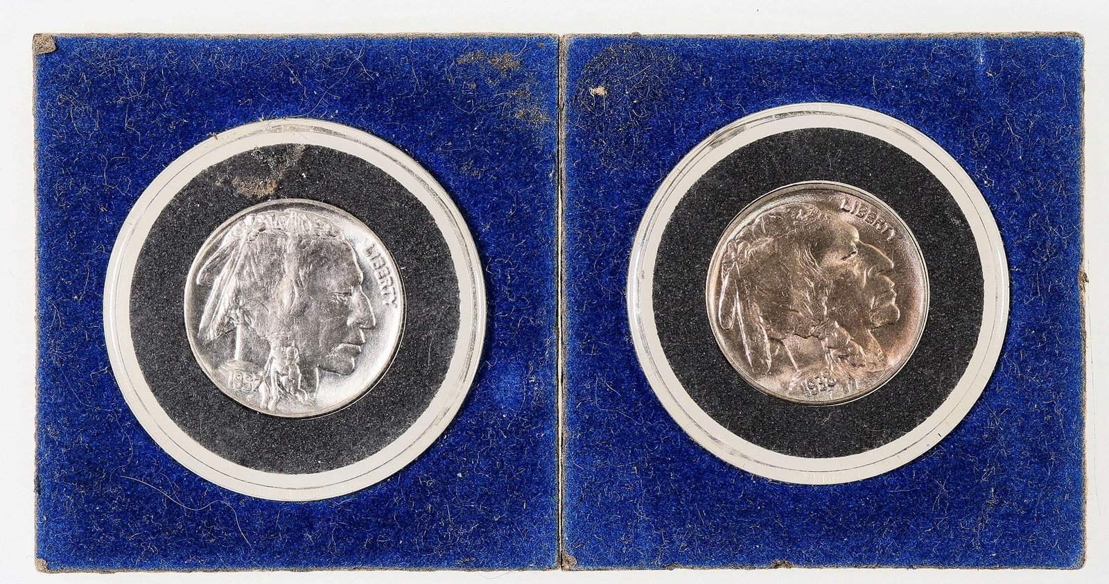 Buffalo Nickels BU 1937 & 1938-D [190195] (1 of 2)