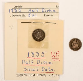 Bust & Liberty Seated Half Dimes 1835/1873 [190877]