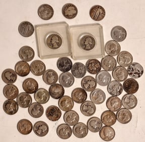 Silver U. S. Quarters [183001]