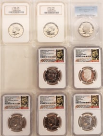 Gem Proof Kennedy Half Dollar Group (8) [188379]
