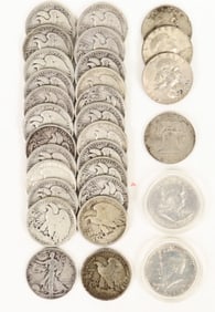 U. S. Silver Half Dollars (30) [190184]