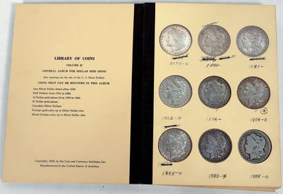 Library of Coins Album (25 silver dollars) [177619]