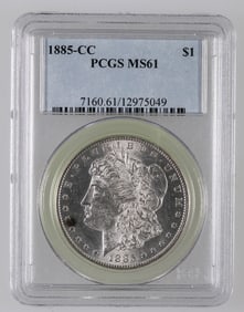 Morgan Dollar 1885-CC MS 61 [190051]